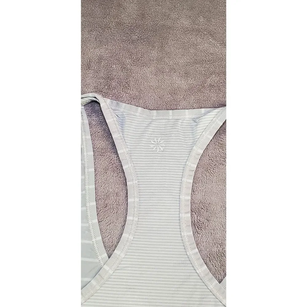 Athleta Size XS Women's Gray Athletic Sleeveless Stretch Tank Top Activewear Za3 - Picture 8 of 9